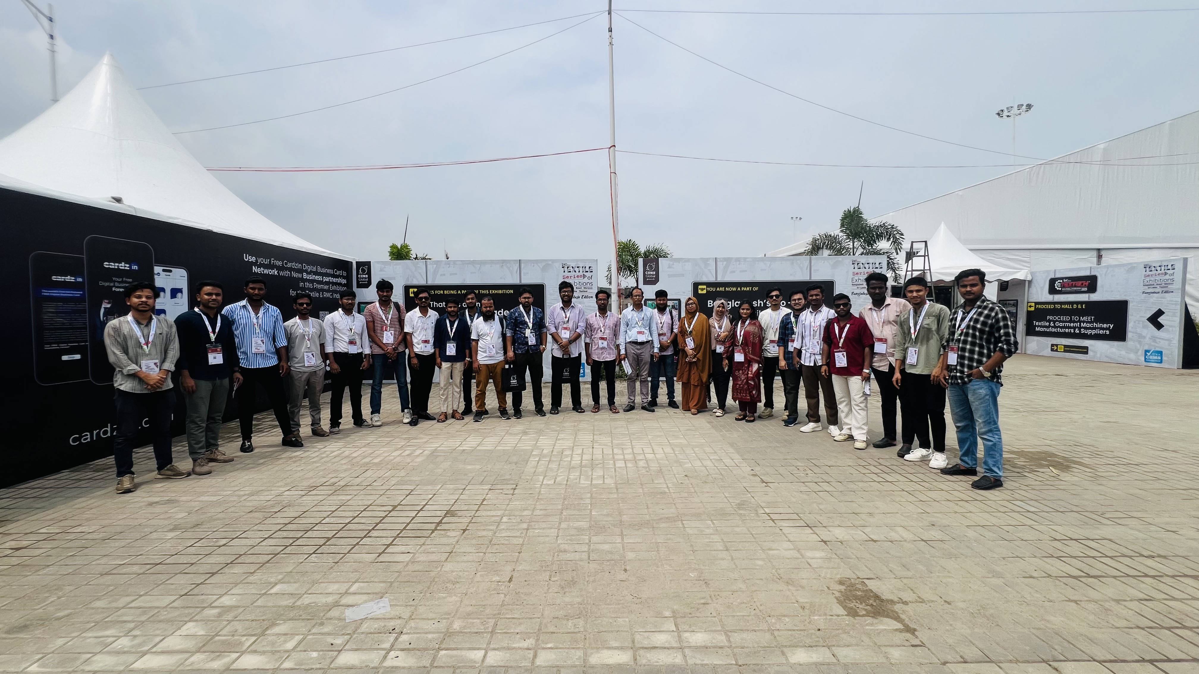 Visit to the 24th Dhaka International Yarn and Fabric Show 2025 (Summer Edition) by the Department of Textile Engineering