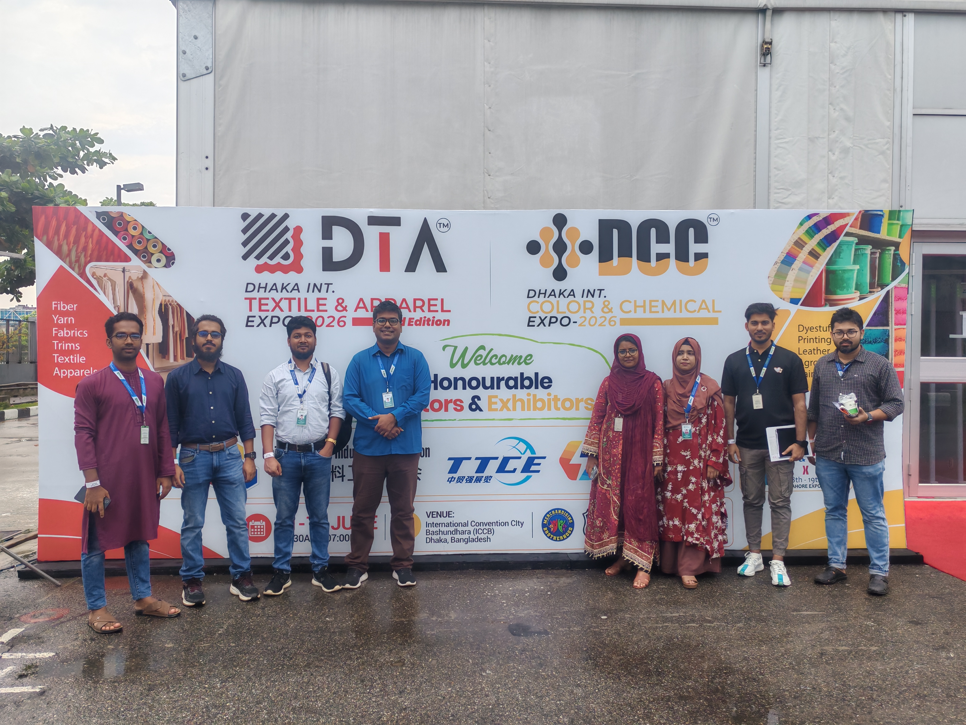 Successful Visit to DTA - 2026 (Dhaka Int. Textile & Apparel Expo) by Textile Engineering Department