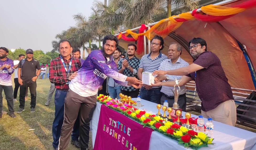 Successful Completion of Intra-Department Cricket Tournament – 2024 Organized by the Department of Textile Engineering