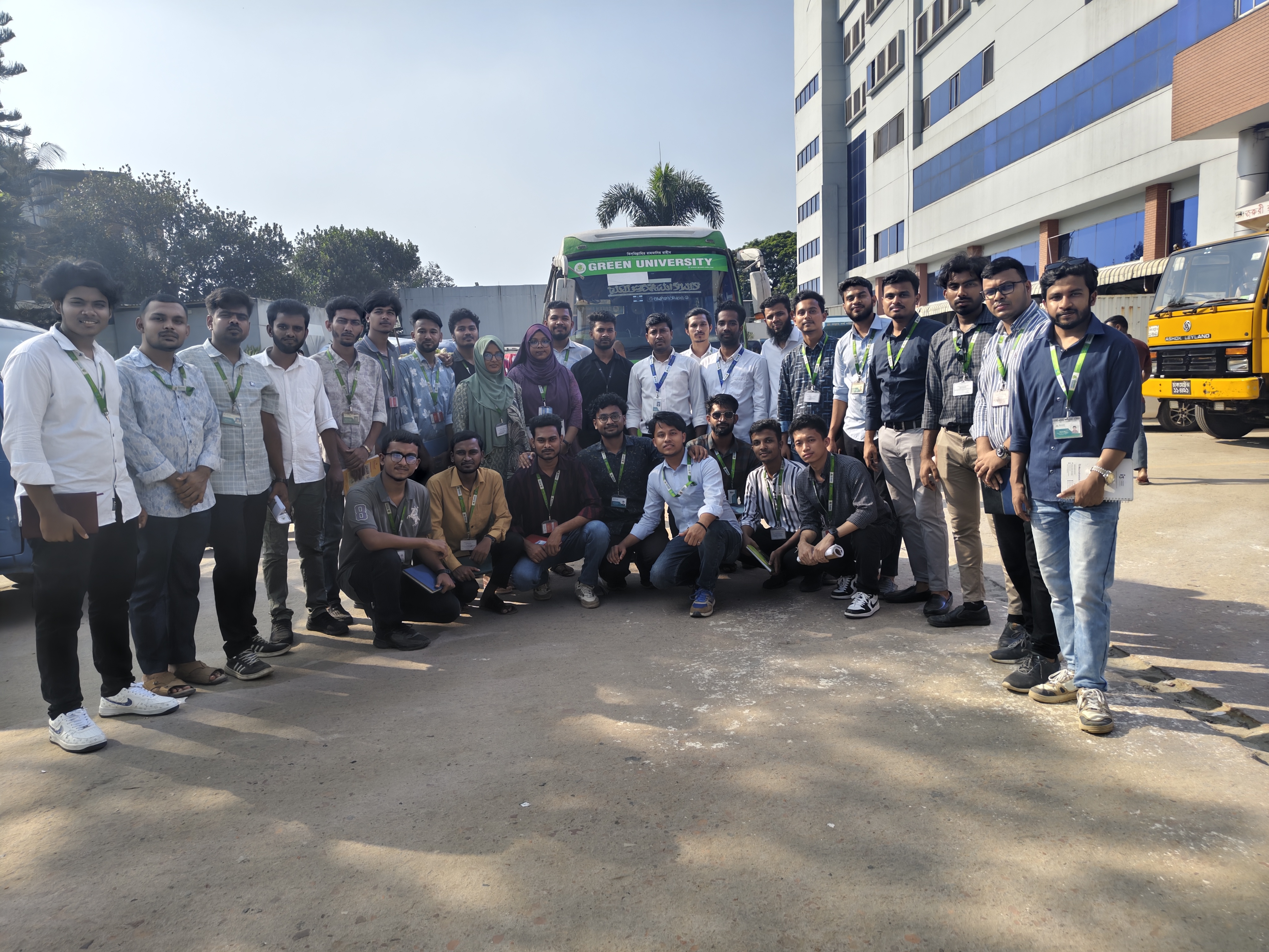 Industrial Visit to Meghna Knit Composite Ltd. arranged by the Department of Textile Engineering
