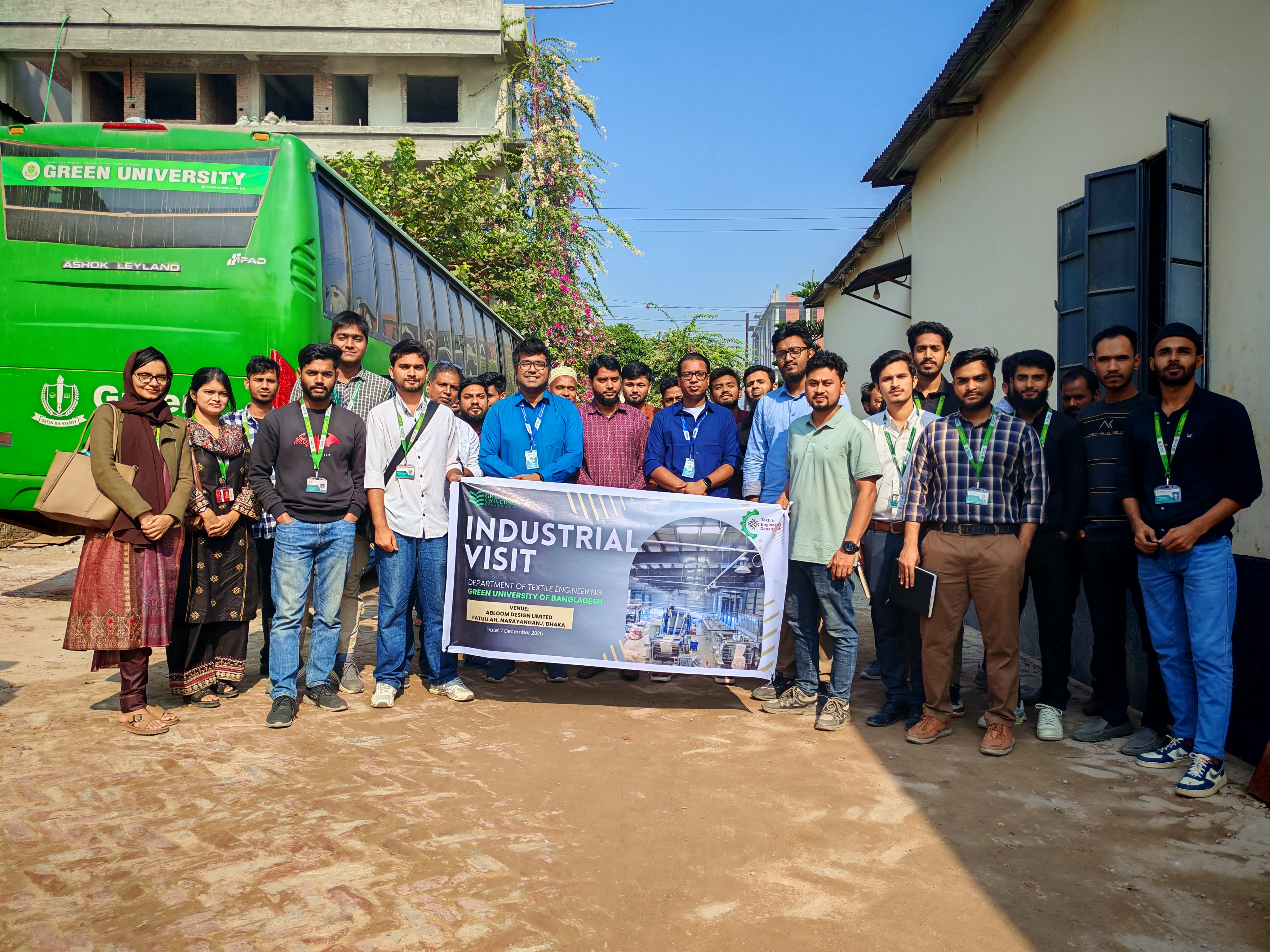 Successful Completion of Industry Visit on Abloom Design Ltd. by the Dept. of Textile Engineering