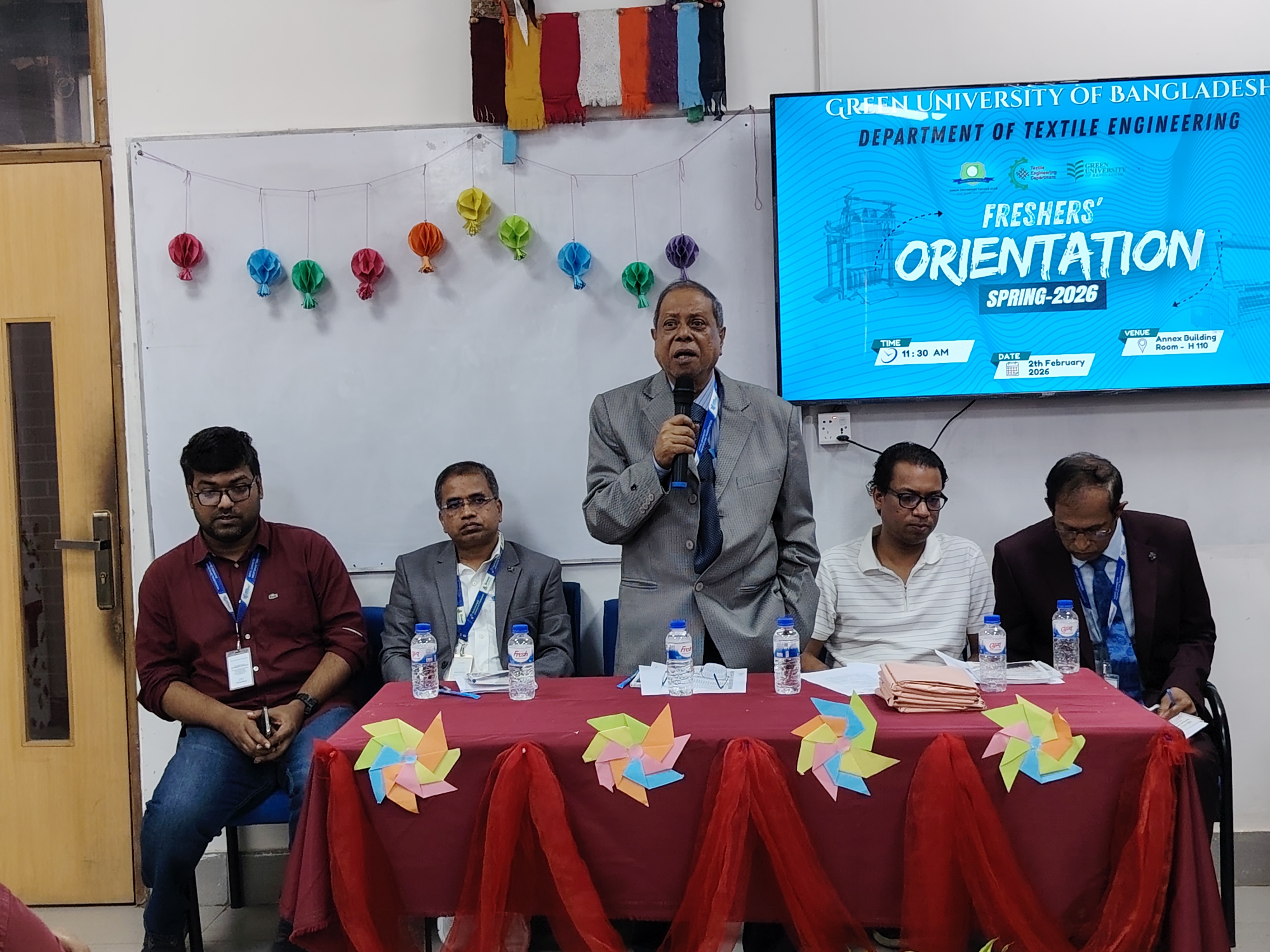 Successful Completion of Freshers’ Orientation Program – Spring 2026 | Department of Textile Engineering